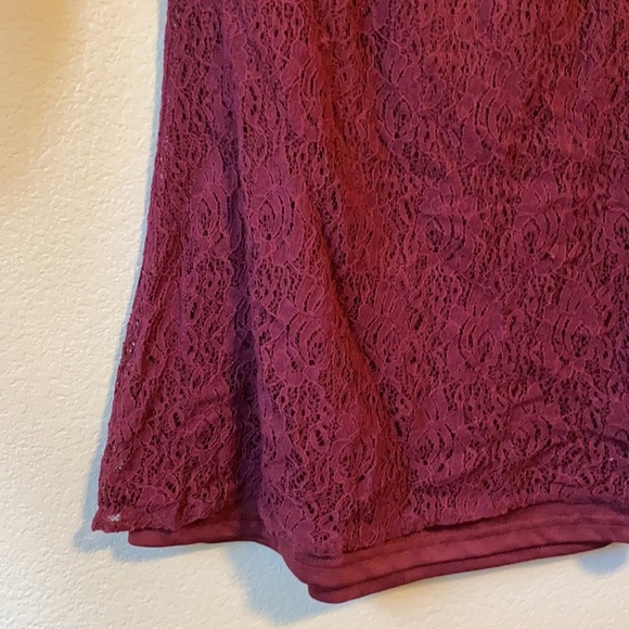 Miami Lace Blouse Red Size Medium - Picture 3 of 10